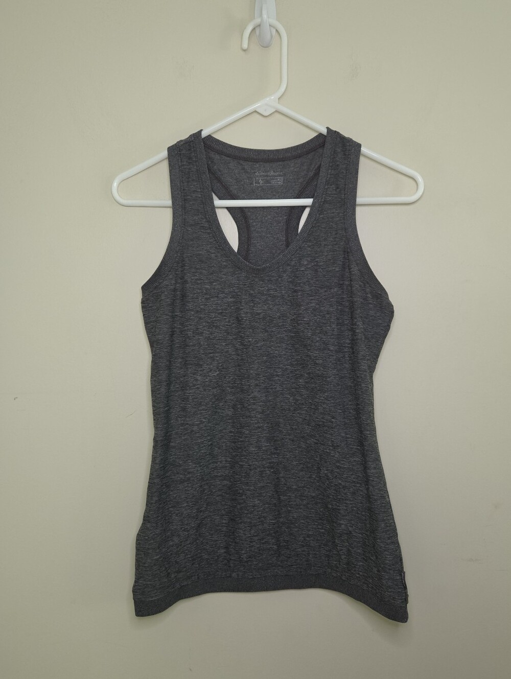 Women's Eddie Bauer Gray Sleeveless Athletic Tank Sz XS